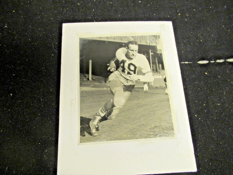 C. 1948 Pat McHugh (Phila. Eagles) Team Issued Photo Affixed to Styrofoam Board Model