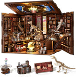 DIY Book Nook Kit, Miniature Dollhouse Booknook Kit, 3D Wooden Puzzle Model