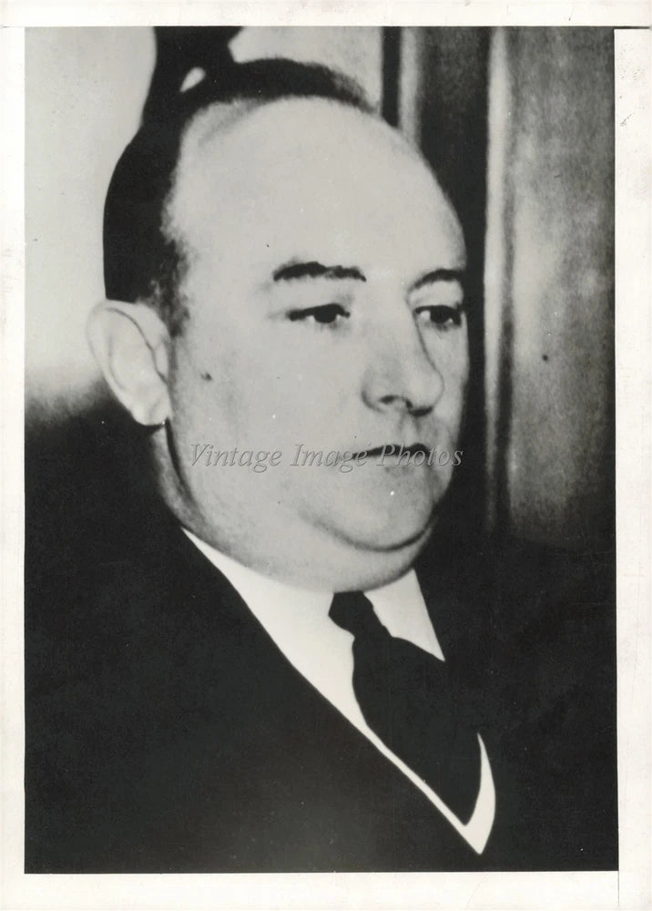 1935 Seymour Weiss Huey Long New Orleans Dock Board Member Photo 5X7 Model