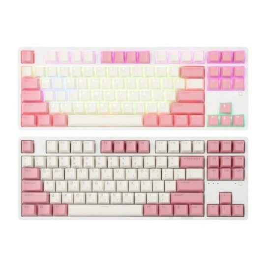 ABKO KN01C Tenkeyless PBT Noncontact Keyboard Pink / Express / Genuine Model