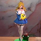 1/24 Belle Peach Princess Grey Resin Figurine Toy Unpainted GK Doll Unassembled Model