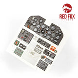 1/24 P-47D Thunderbolt Instrument Panels & Detail Parts for Kinetic kit Model