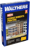 Walthers 933-3231 George Roberts Printing N Scale Building Kit Squeaky's Trains Model