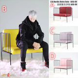 1/6 ACG-09 Iron Mordic Sofa Settee Model Fit 12'' Action Figure Model