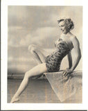 Marilyn Monroe bathing suit on diving board photo 1950s restrike 1980s Model
