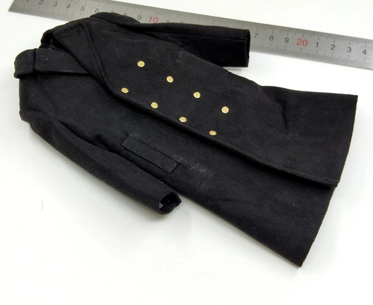 1/6 Scale Soldiers WWII U.S.NAVY Destroyer Commander Overcoat Coat Model Model