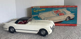 IDEAL CORVETTE MODEL ASSEMBLY KIT #3083 SCALE 1 1/8" = 1' INCOMPLETE. Model