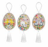 DIY Needlepoint Kit Easter toys (3 toys in a set) Set for Home Decor & Gifting Model
