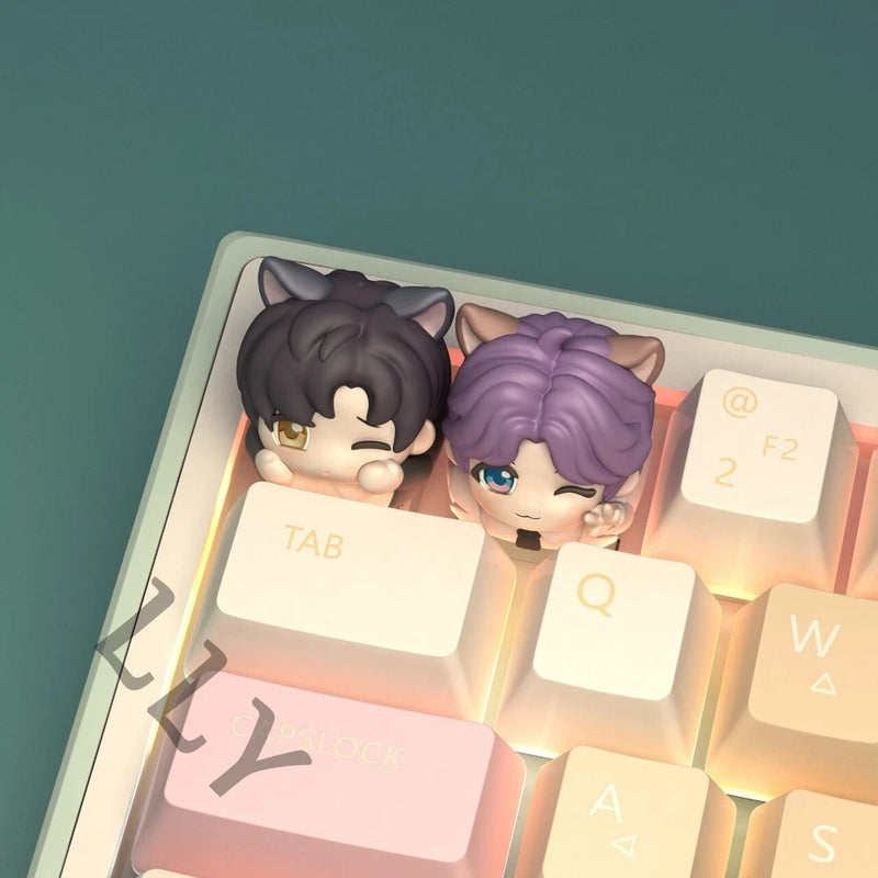 Keyboard Cap Love and Deepspace Anime Keycap Computer Kforce Keypad Caleb Gift Model