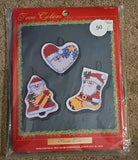 True Colors Embroidery Floss Kit Santa Trio 70052 Model