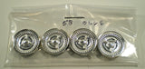 Modelhaus Resin 1958 Oldsmobile wheel covers 1:25 scale new never used Model