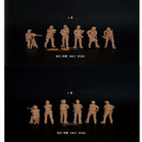 1/64 Scale Solider Figure Miniature Ornament Diorama Model Decor Collect Display Model
