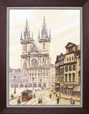 DIY Counted Cross Stitch Kit "Busy day" 10.2x15.2 in / 26.0x38.5 cm Model