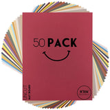 Pack of 50, Uncut 11x14 Mat (Set 50), Assorted Model