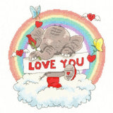Bothy Threads counted cross stitch kit "Tons Of Love", XEL14, 24x24cm, DIY Model