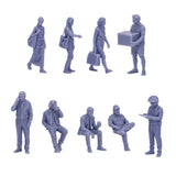 Outland Models Miniatures Street People Figure Set A 1:48 O Scale Model