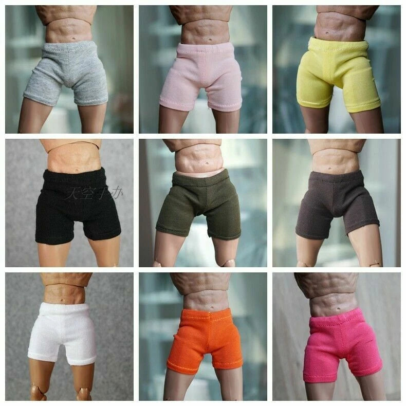 1:6 Scale Men's Shorts Pants Underwear Fit 12" Male Action Figure Toys Model