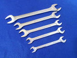Snap-on VOM Open End Wrench Set 5pc 10-24mm Metric Spanner Used Hand Tool Kit Model