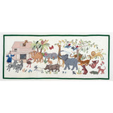 Eva Rosenstand counted cross stitch kit "Noahs ark", 40x100cm, DIY Model