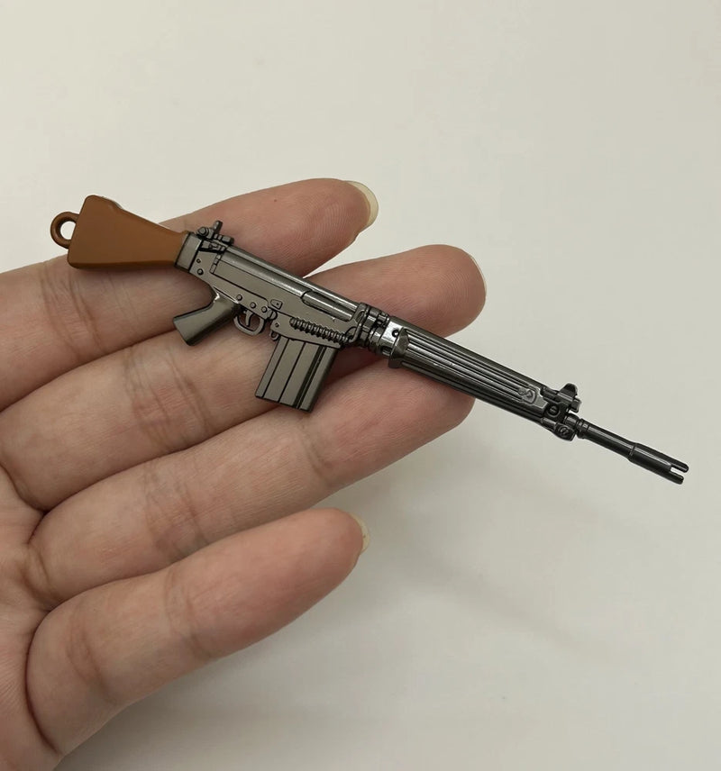 1/6 Miniture Metal FN FAL Belgium Model for 12'' Action Figure Prop Accessories Model