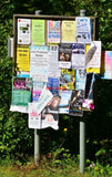 PHOTO  COMMUNITY NOTICE BOARD ON THE SOUTHERN APPROACH TO CONNEL BRIDGE - AND NO Model