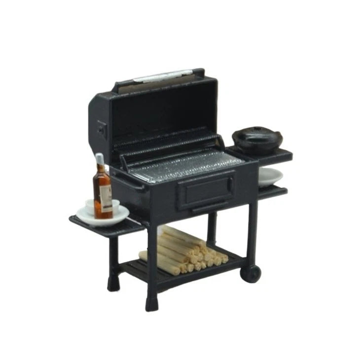 1/18 Scale Diorama Barbecue Grill Model Garage Workshop Scene Display Prop Model Model
