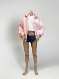 1/6 Female Soldiers Patchwork Shirt Oversize Shirt Model For 12'' Action Figures Model