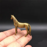 Brass Figurine Horse Statue Sculpture Home Office Ornament Decor Desk Display Model