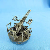 1/72 Twin 40 mm Bofors 3D Printed Mount Metallic Details MDR7252 Model