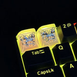 Resin Butterfly Keycap Escape Handmade Keycap for Mechanical Keypad Accessories Model