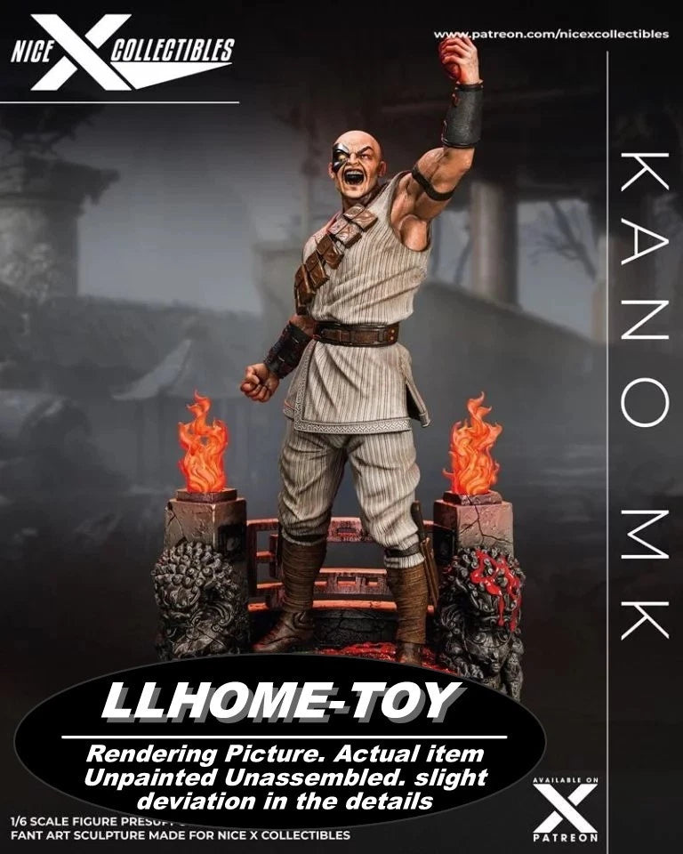1/6 scale Kano battle Resin 3D Print Model Unpainted Unassembled GK Figure Model