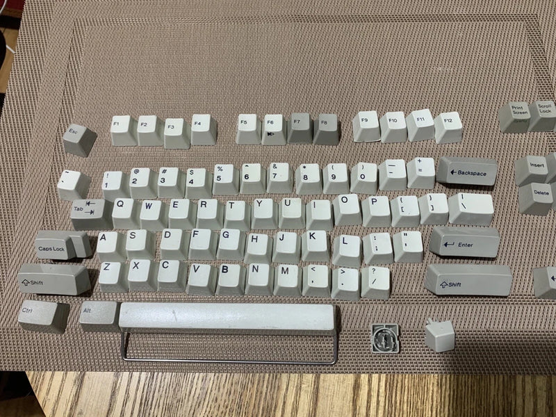 IBM Model M F F122 SSK Keyboard Keycaps Buckling Spring Caps Genuine Model