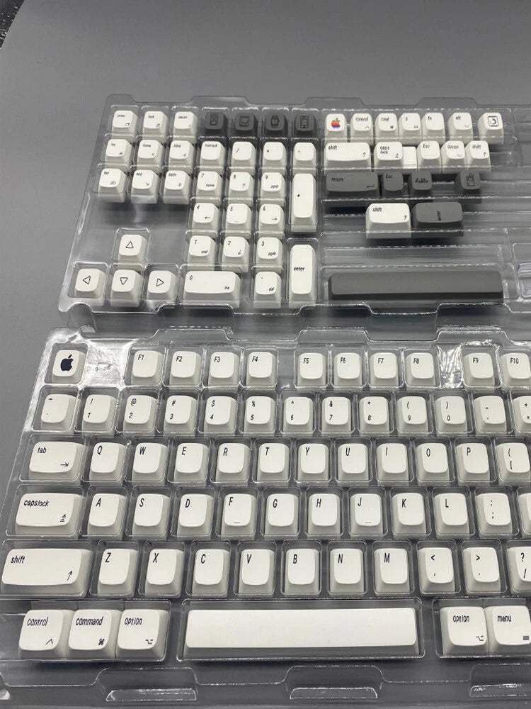 XDA Profile Mac style PBT Keycaps For Apple Mac CHerry MX Keeb Keycap Set Model