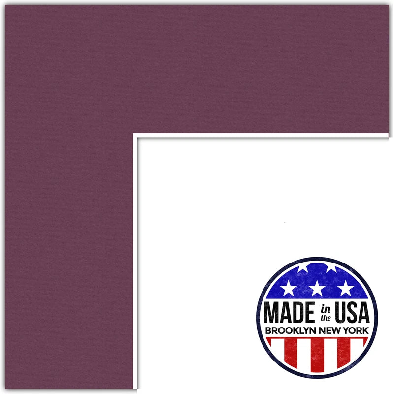 ArtToFrames Custom Red Ruby Picture Photo Frame Mat Matting Board Model