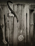 1956/72 ANSEL ADAMS  Vintage Wooden Fence Iron Hook Photo Engraving Art 11X14 Model