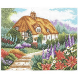 Anchor counted Cross Stitch kit "Cottage Garden In Bloom", DIY Model