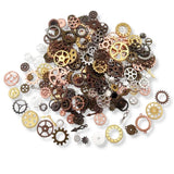 Steampunk Gears Accessories Decor DIY Metal Pendants Charms Wheels For Crafting Charms