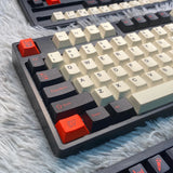 Zeppelin Keycap Orange Black 1.7mm Thicken PBT Cherry Profile Dyesubs Keycap Set Model