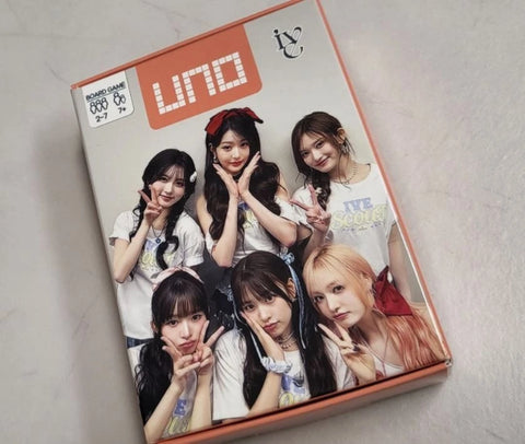 IVE Uno Photo card Board Game Play Kpop Gift Fun Nice Good Jang Won young Model