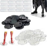 For Clear Black 6" Action Figure DISPLAY STAND Base Toy Model Support Holder Model