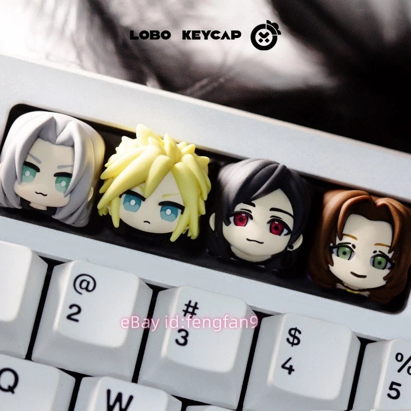 Handmade FINAL FANTASY DIY Resin Keycap for Mechanical Keyboard Keycaps New Model