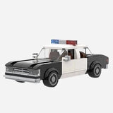MOC Car Vintage 1979 "Impala" Police Vehicle Building Block Model Kit Toy 263Pcs Model