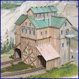 SILVER KING ORE HOUSE / CASH MINE -HO SCALE- LARGE LASER CUT WOOD KIT - NEW Model