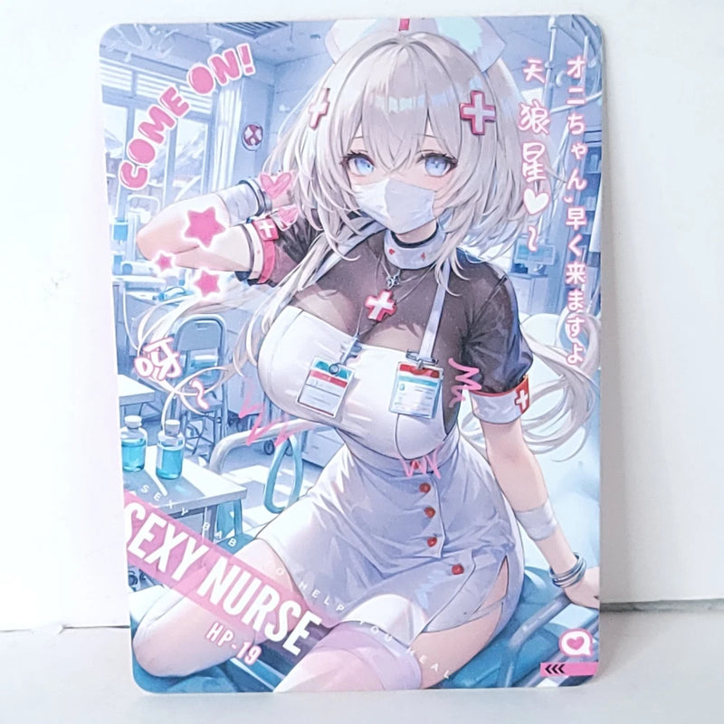 Sirius Nurse Uniform Waifu Card Anime Girl Wall Art Oversized Board A5 Model