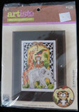 NEW Artiste Zweigart Mini Cross-Stitch Kit - Bless the Animals Legend - NIP Model