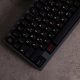 Black CYL Tribal Keycap Set Copy Cherry Profile Dye Subs PBT Keycap Set Model