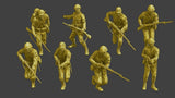 1/35 Scale WwII Assault By Japanese Soldiers 8 Figures Model Kit Resin Printed Model