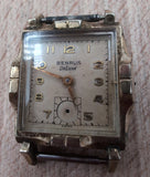 Vtg Art Deco Men's Benrus 15 Jewels CW 12 Model 10k RGP  For Restoration Parts Model