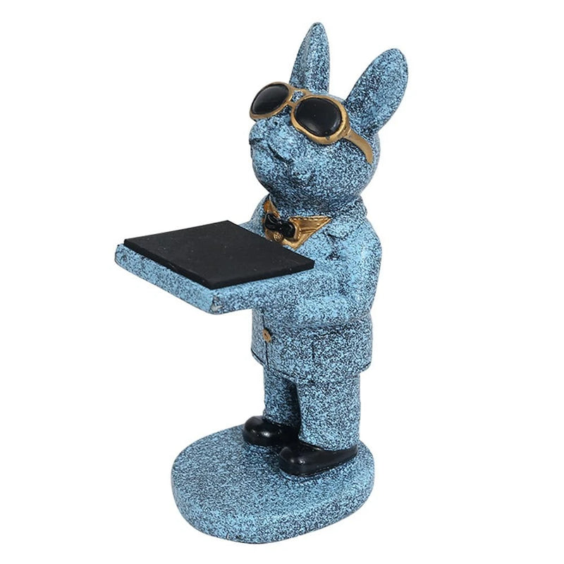 Cute Watch Display Stand Holder Resin Dog Figurines Jewelry Bracelet Ring Model