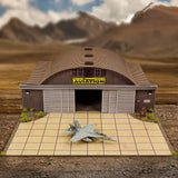 1/72, 1/64 HO Scale Aircraft Hangar Model Scenery Diorama Photo Real Kit Model